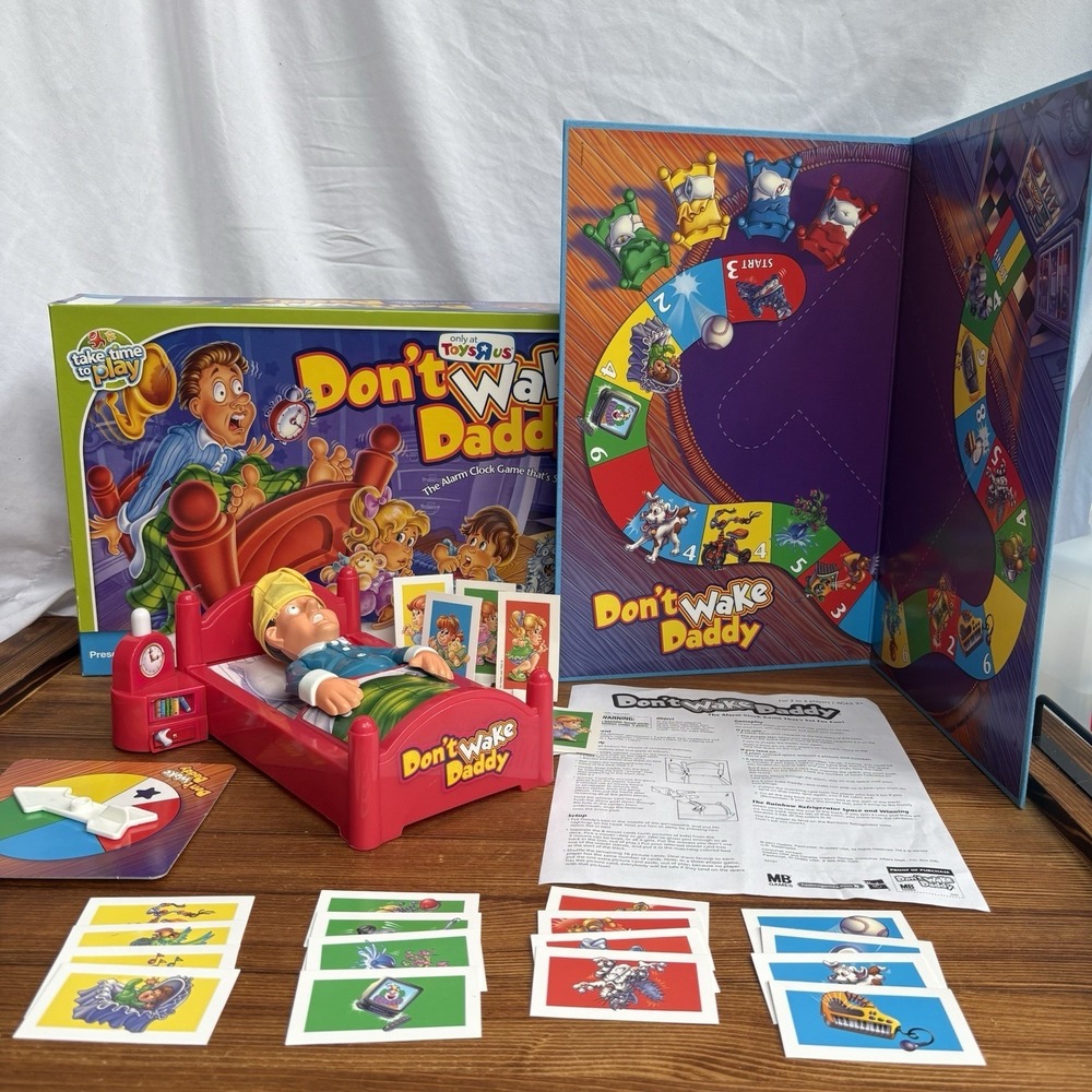 Don't Wake Daddy Board Game 2011 Hasbro Toys R Us Complete‎ Tested Works